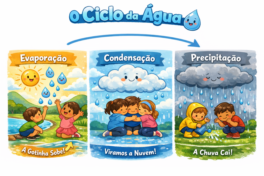 Ciclo da água educar sempre