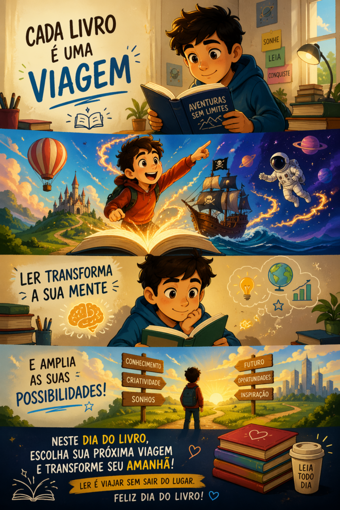 Educar Sempre. A leitura é uma viagem